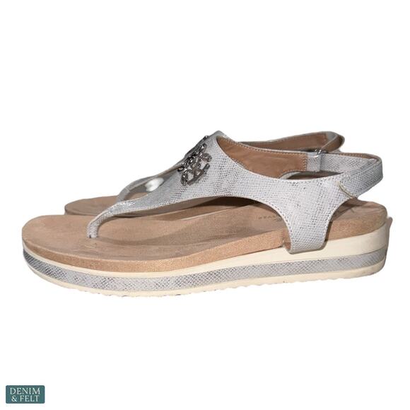 LifeStride Velocity 2.0 Soft System Buckle Thong Sandals Gold Size 10 - Picture 8 of 16